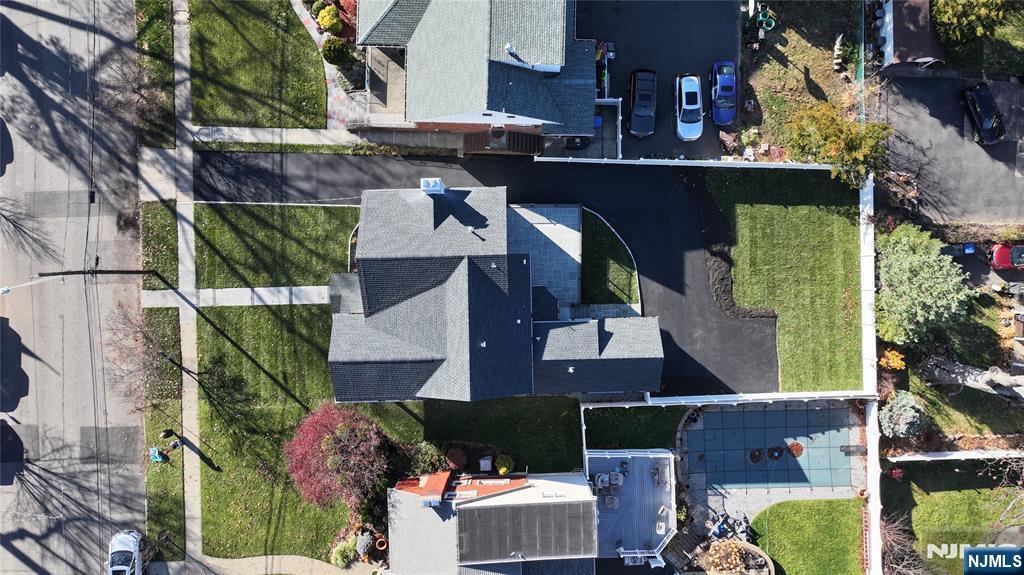 222 Ridge Road Rutherford, NJ 07070 - Photo 38 of 46 an aerial view of houses with an outdoor space