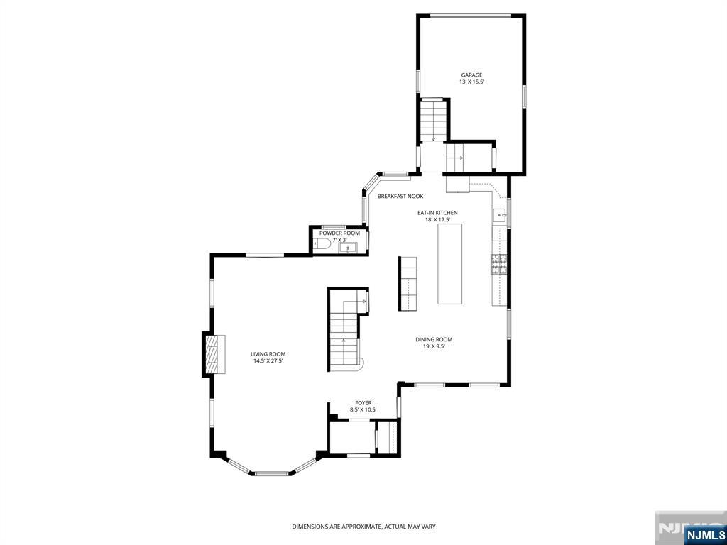 222 Ridge Road Rutherford, NJ 07070 - Photo 44 of 46 a picture of floor plan