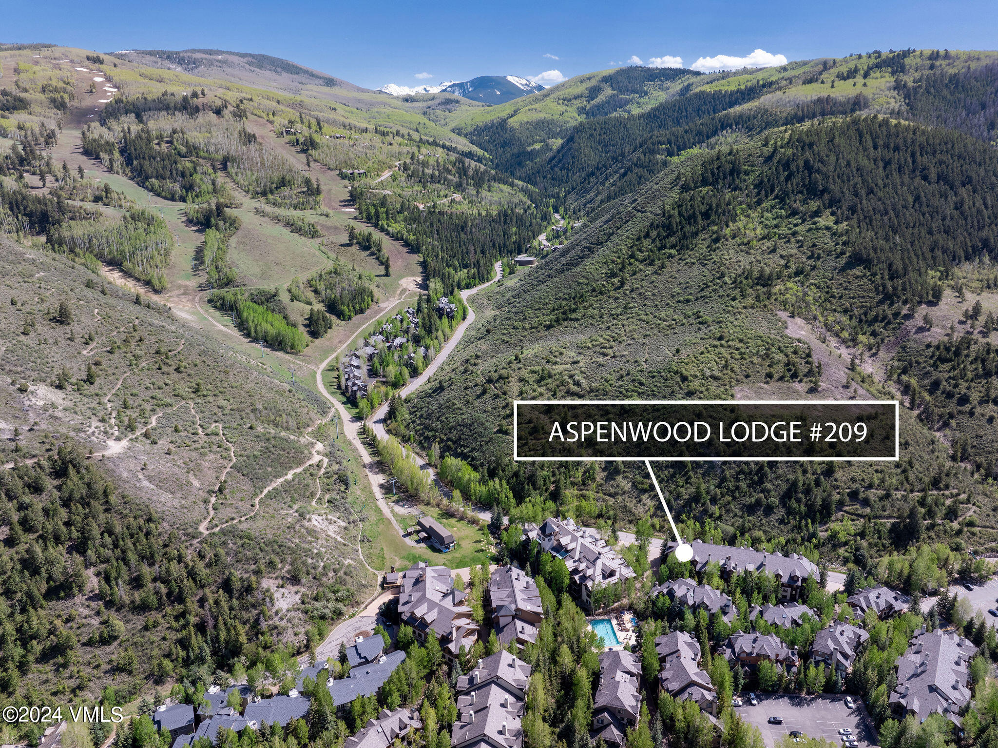 74 Cresta Road, Unit 209 Edwards, CO 81632 - Photo 11 of 13 aspenwood_lodge_209_aerial_c