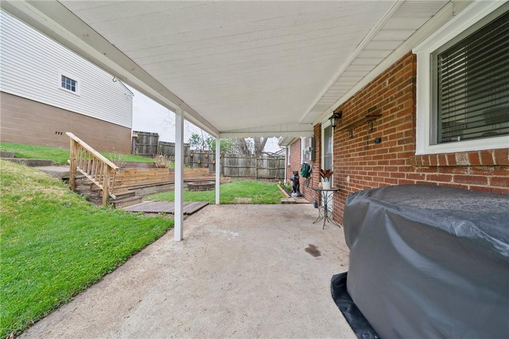 2443 Brodhead Road Aliquippa, PA 15001 - Photo 23 of 32 Nicely sized patio - great space for grilling and setting up outdoor dining or chaise lounges.