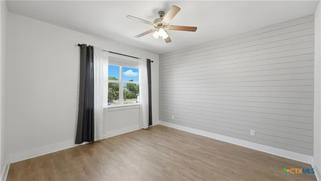 a view of a livingroom with a window