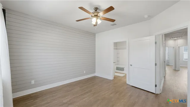 a view of an empty room