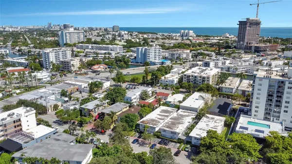 a view of city and ocean