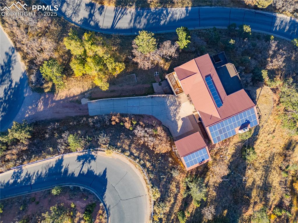 845 Crystal Park Road Manitou Springs, CO 80829 - Photo 4 of 50 an aerial view of a house