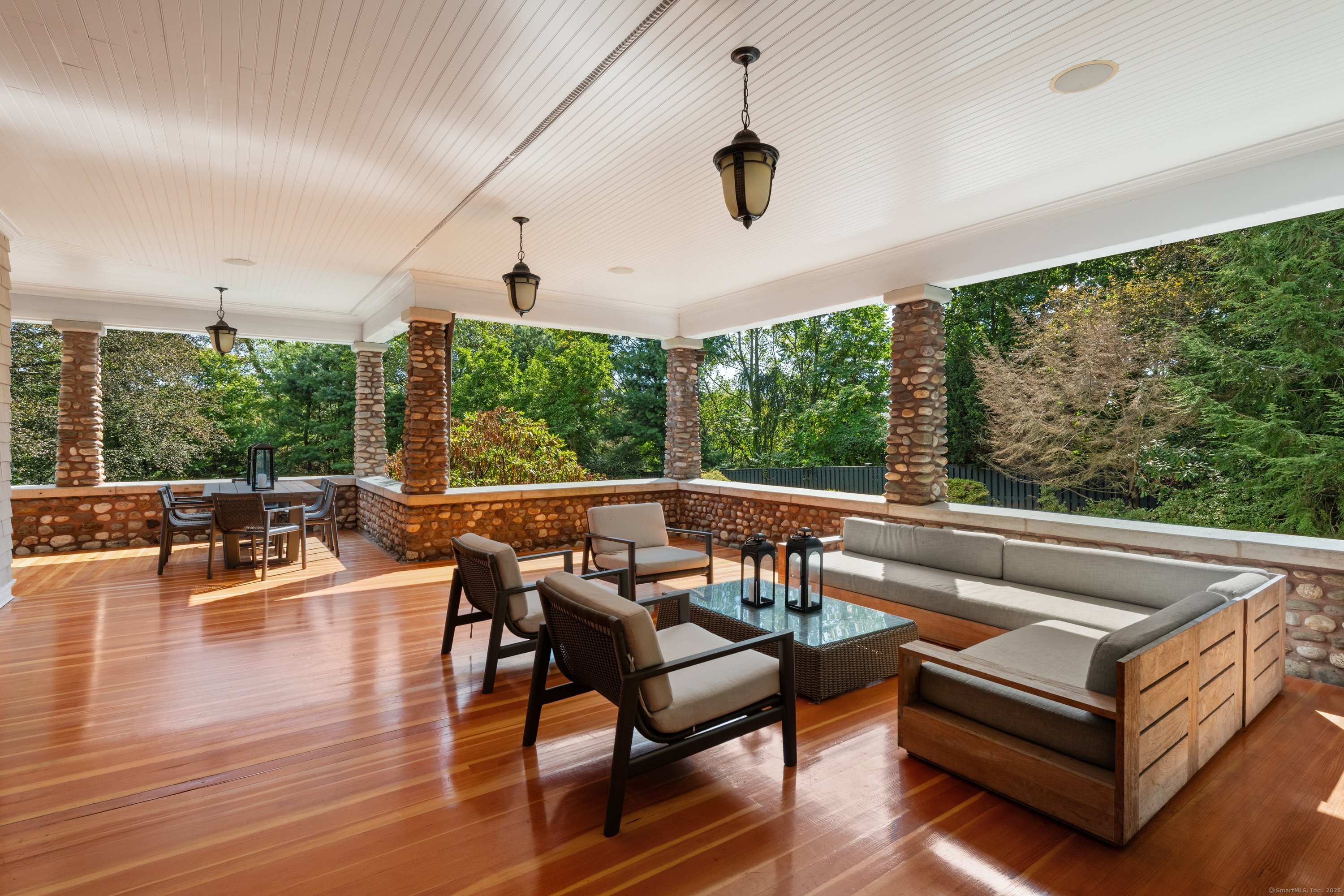 249 Greens Farms Road Westport, CT 06880 - Photo 25 of 40 a outdoor living space with furniture and garden view