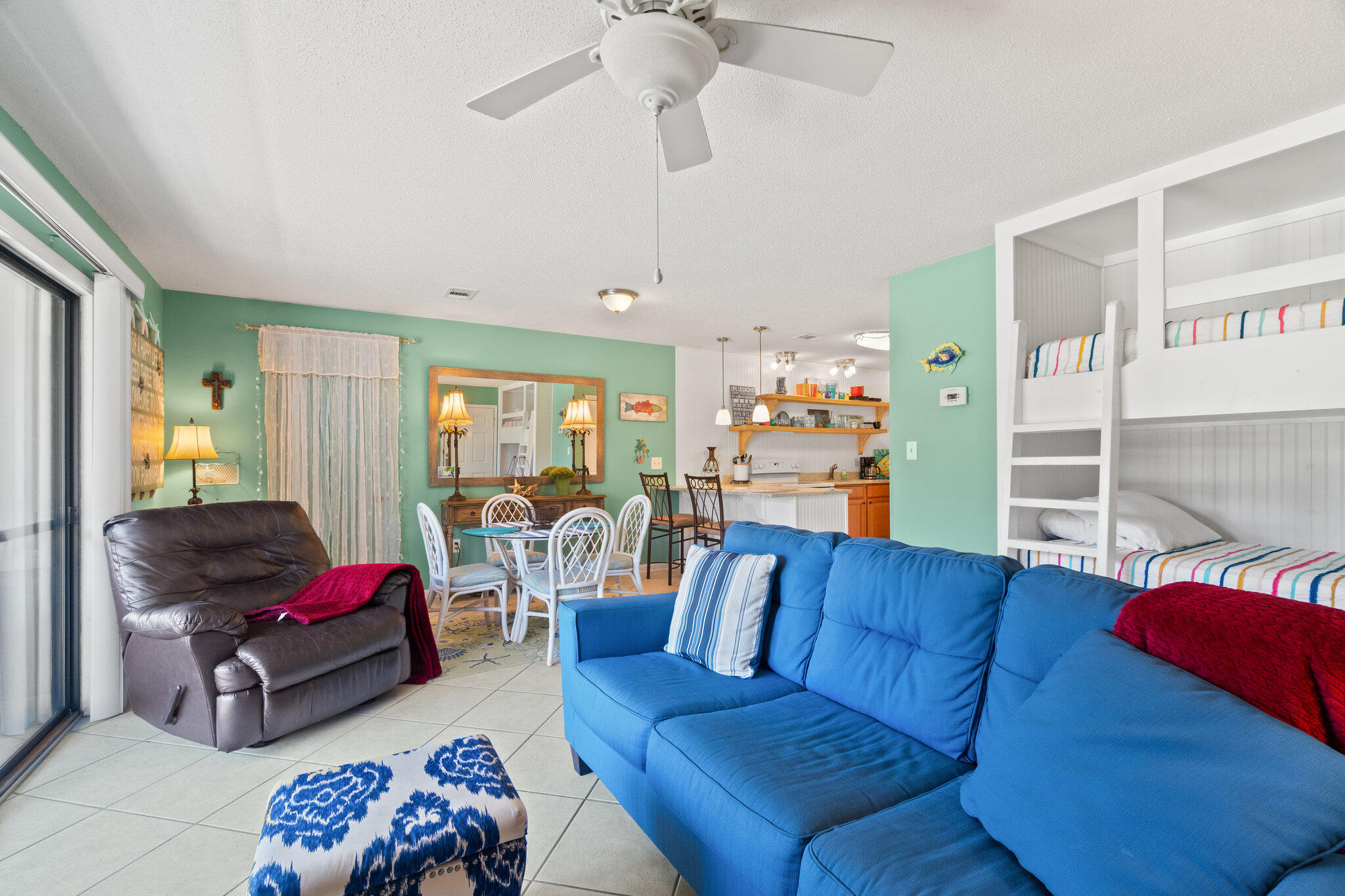 3799 East County Highway 30A, Unit E6 Santa Rosa Beach, FL 32459 - Photo 9 of 23 a living room with furniture and a window