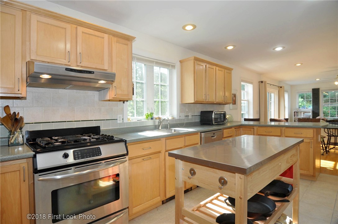15 Blue Ridge Drive Charlestown, RI 02813 - Photo 8 of 36 Recessed lighting throughout kitchen and family room.