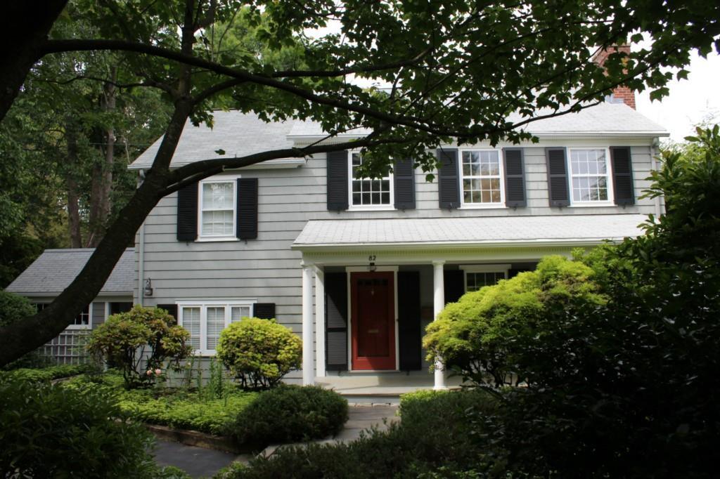 a house view with a garden space