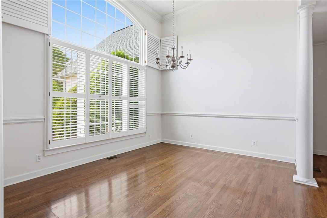 110 Garden Gate Drive Anderson, SC 29621 - Photo 7 of 35 This airy room features a large arched window with elegant plantation shutters.