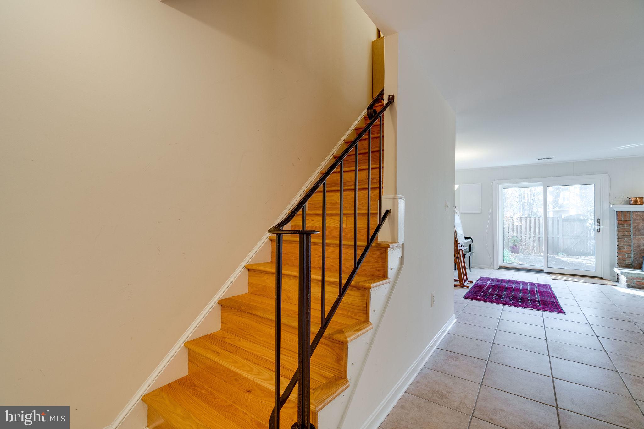 8969 Omega Court Springfield, VA 22152 - Photo 34 of 46 Bright basement with sliding door to the patio