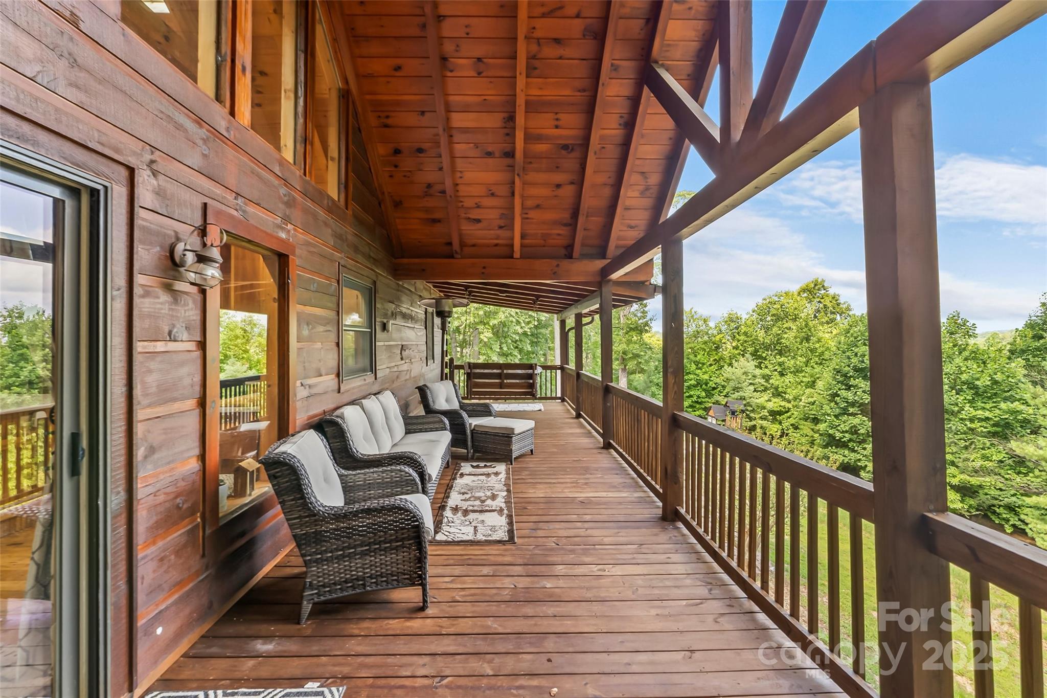 279 Outback Trail Nebo, NC 28761 - Photo 21 of 45 a view of porch with seating space