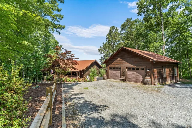 a house with trees in the background
