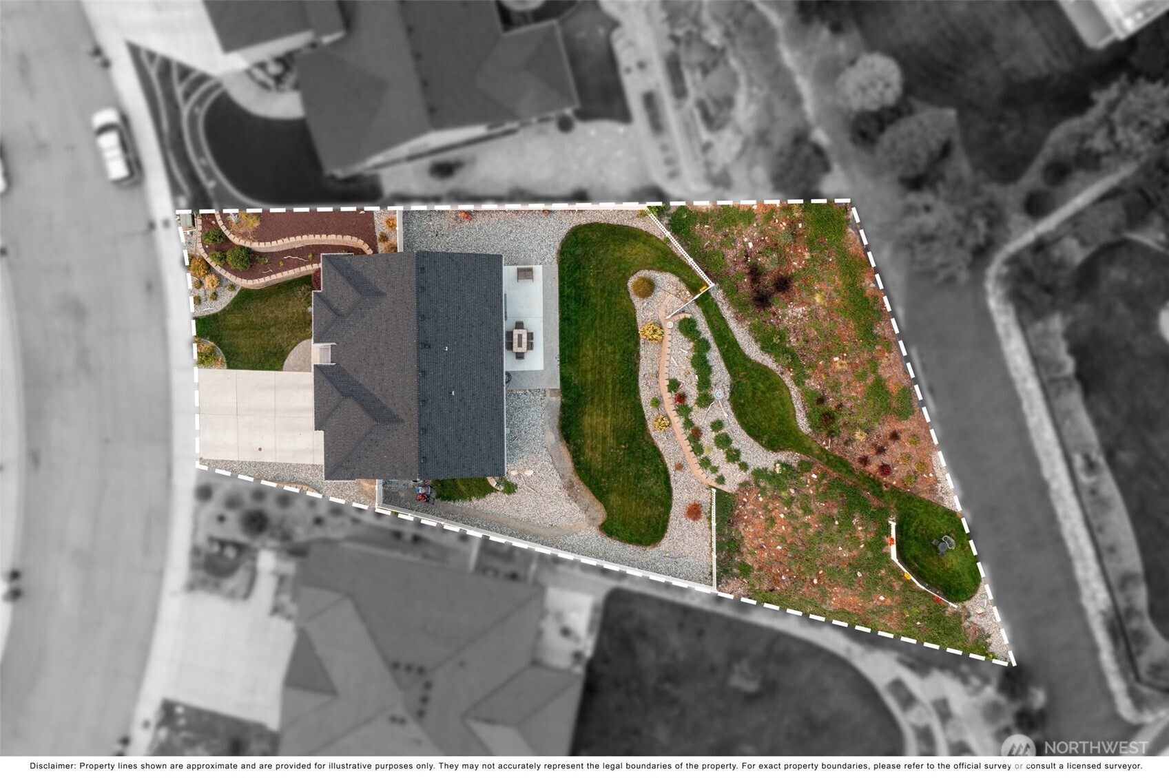 2012 Linville Drive Wenatchee, WA 98801 - Photo 40 of 40 an aerial view of a wooden chairs