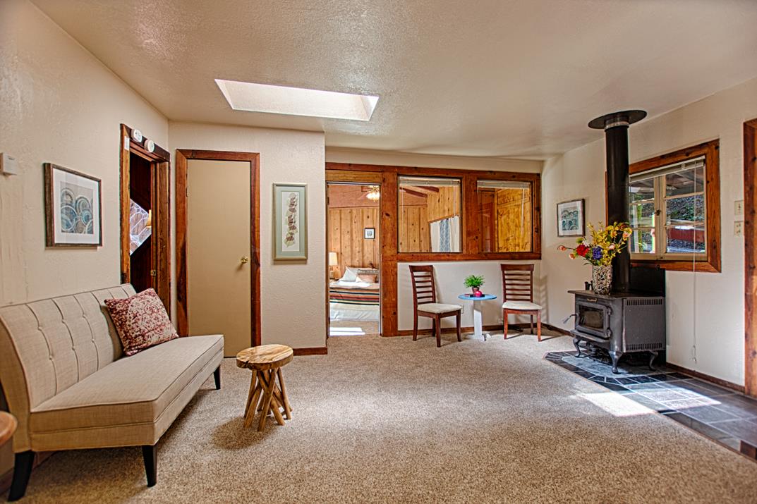 225 Glengarry Road Felton, CA 95018 - Photo 5 of 35 a living room with furniture and a window