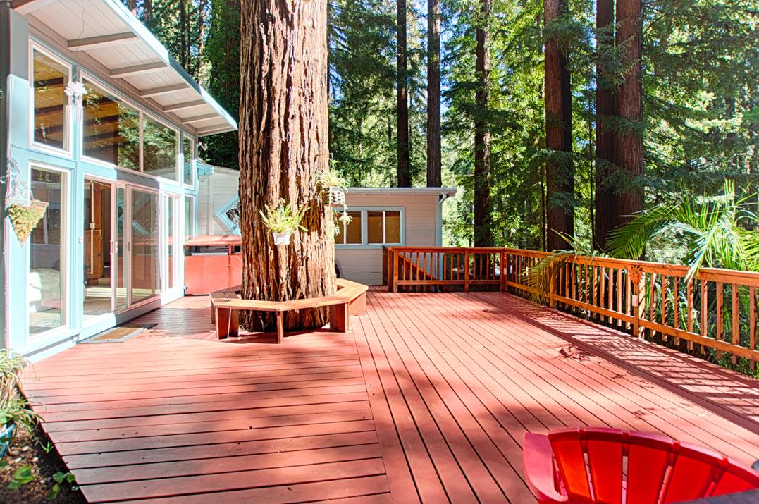 225 Glengarry Road Felton, CA 95018 - Photo 10 of 35 a view of outdoor space with seating space