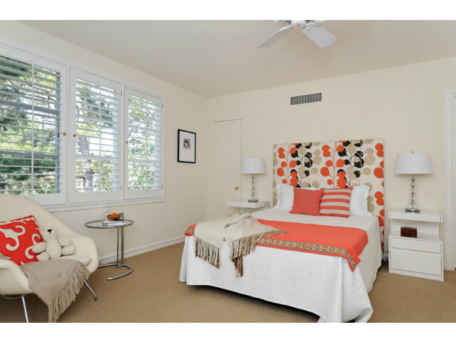 560 Moore Road Woodside, CA 94062 - Photo 14 of 17 a bedroom with a bed and window