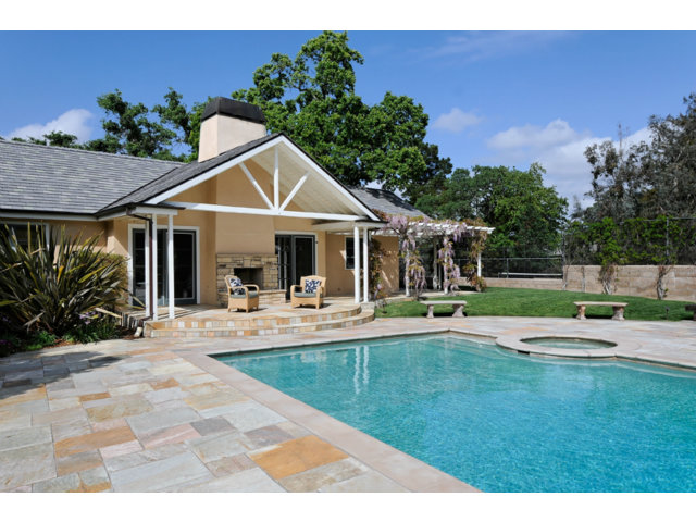 560 Moore Road Woodside, CA 94062 - Photo 16 of 17 a view of house with yard and outdoor seating