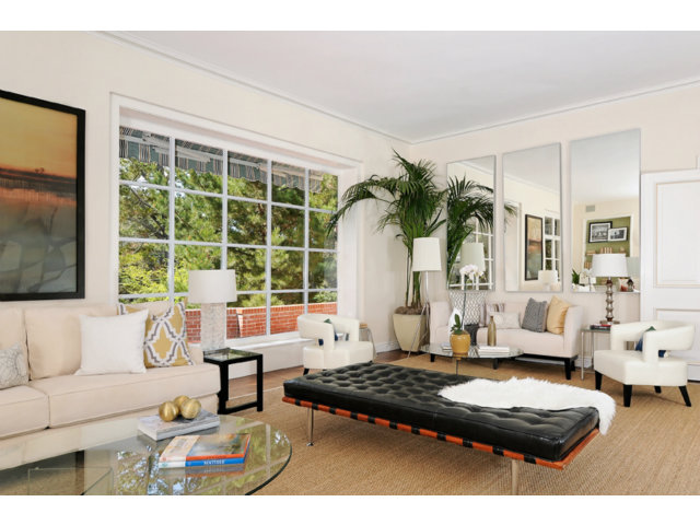 560 Moore Road Woodside, CA 94062 - Photo 5 of 17 a living room with furniture and a large window