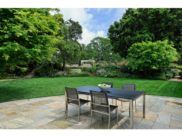 560 Moore Road Woodside, CA 94062 - Photo 9 of 17 a view of a table and chairs in the garden