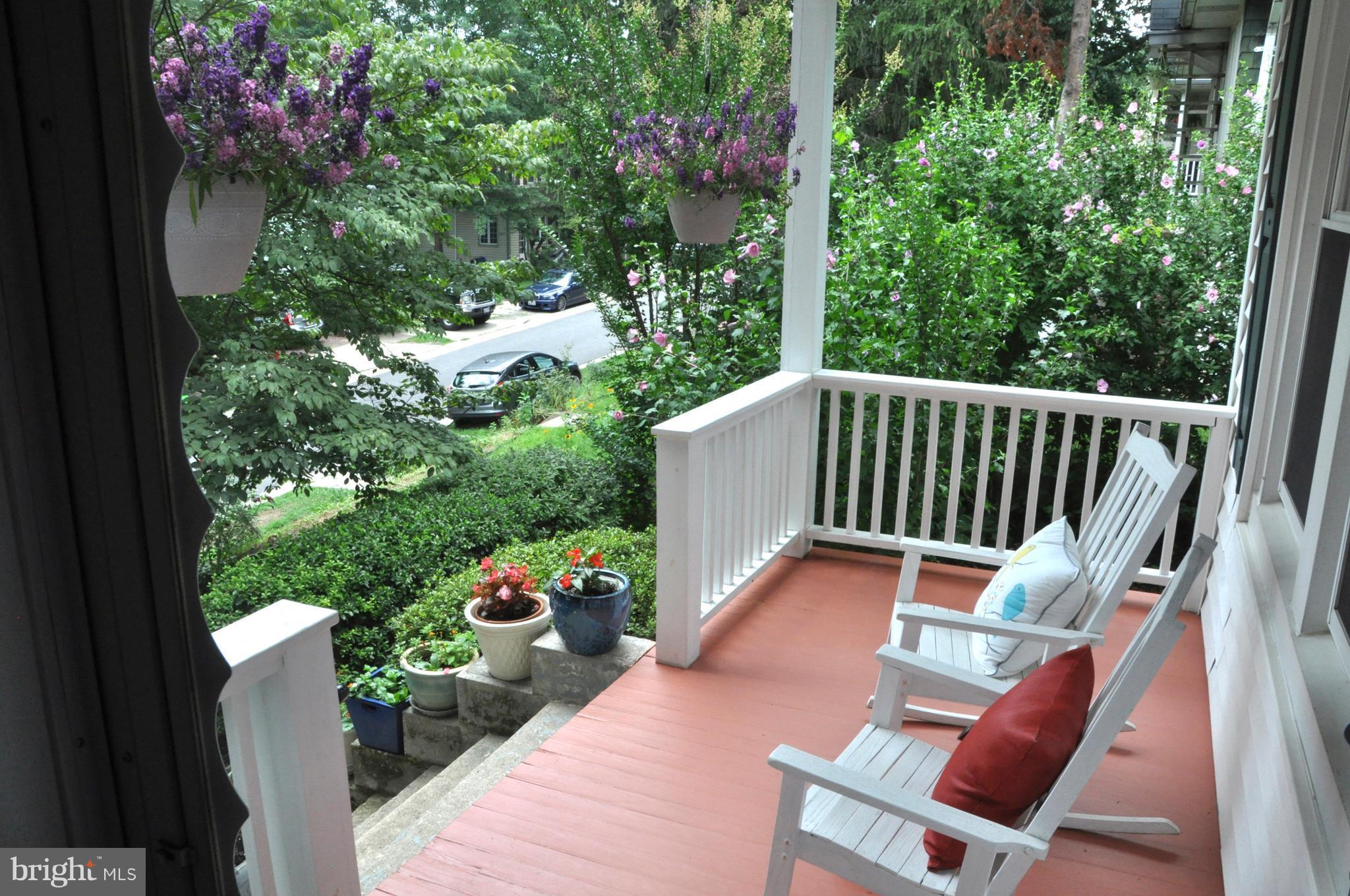 1108 Overbrook Road Baltimore, MD 21239 - Photo 20 of 20 a view of balcony with wooden floor and outdoor seating