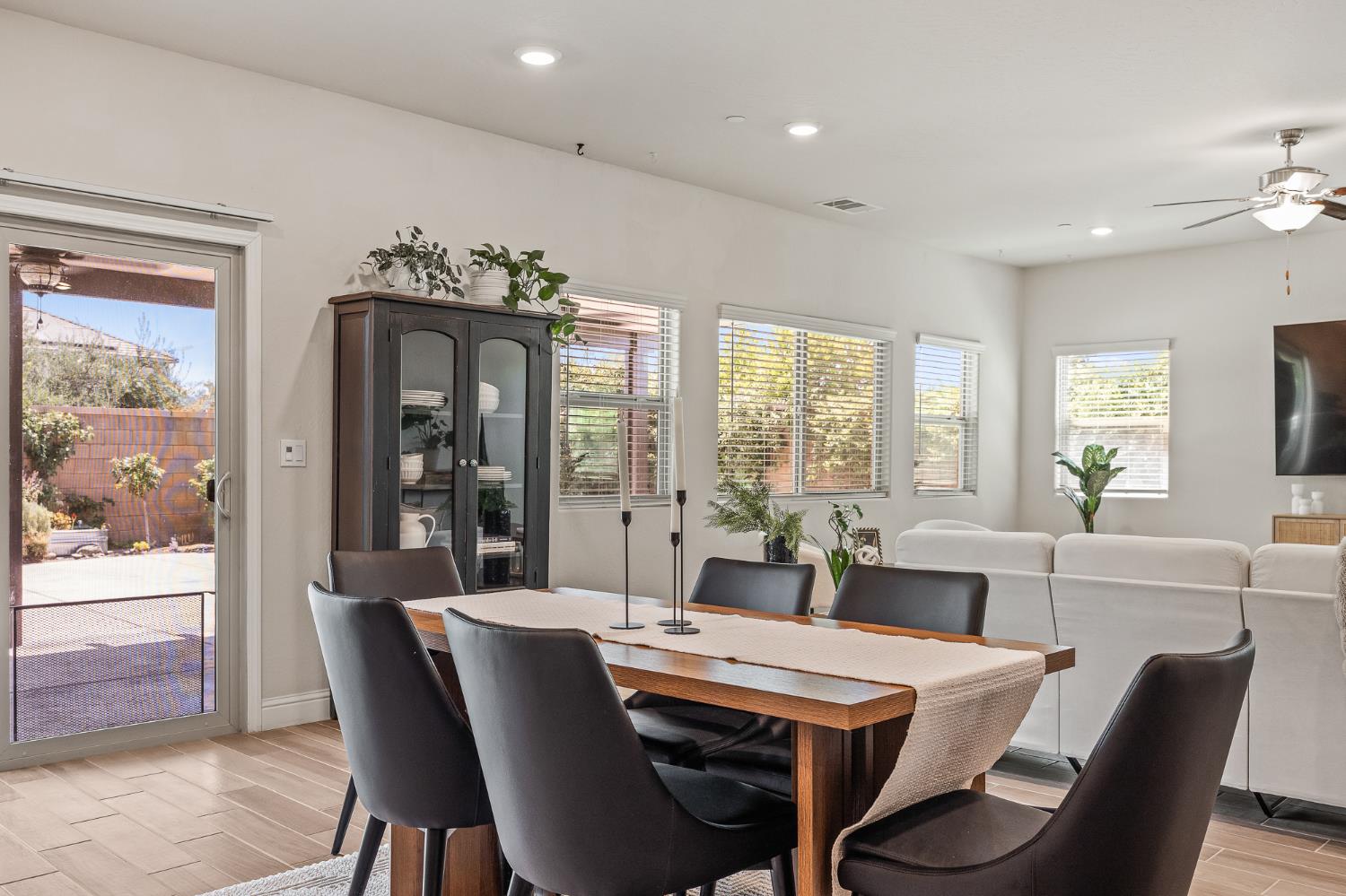 315 Timberline Way Madera, CA 93636 - Photo 25 of 75 a view of a dining room with furniture window and outside view