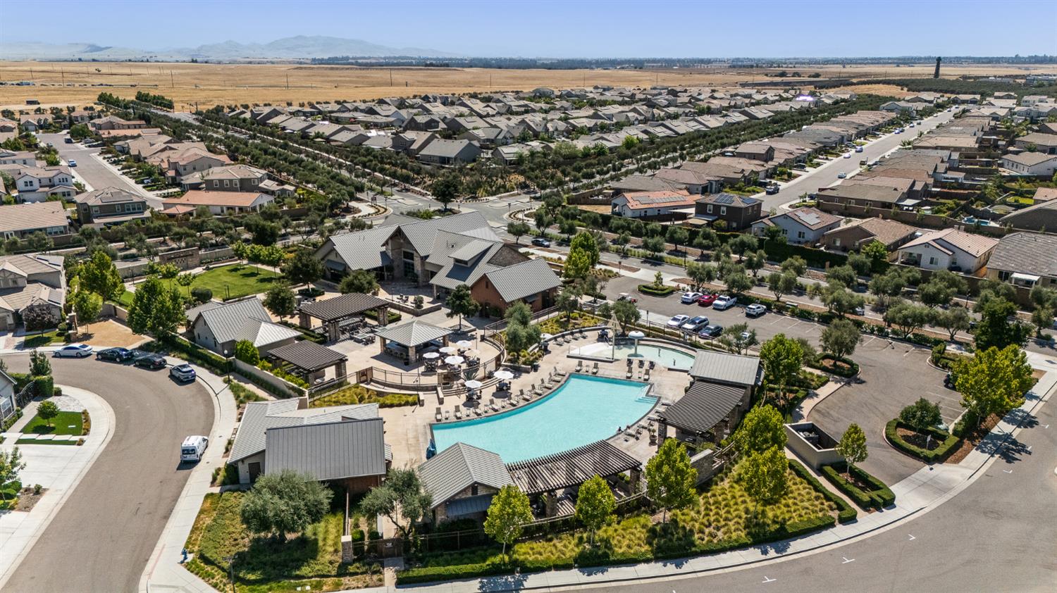 315 Timberline Way Madera, CA 93636 - Photo 69 of 75 an aerial view of residential houses with outdoor space