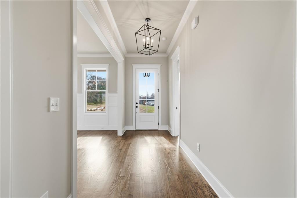 5364 Price Road Gainesville, GA 30506 - Photo 9 of 59 a view of an entryway with wooden floor