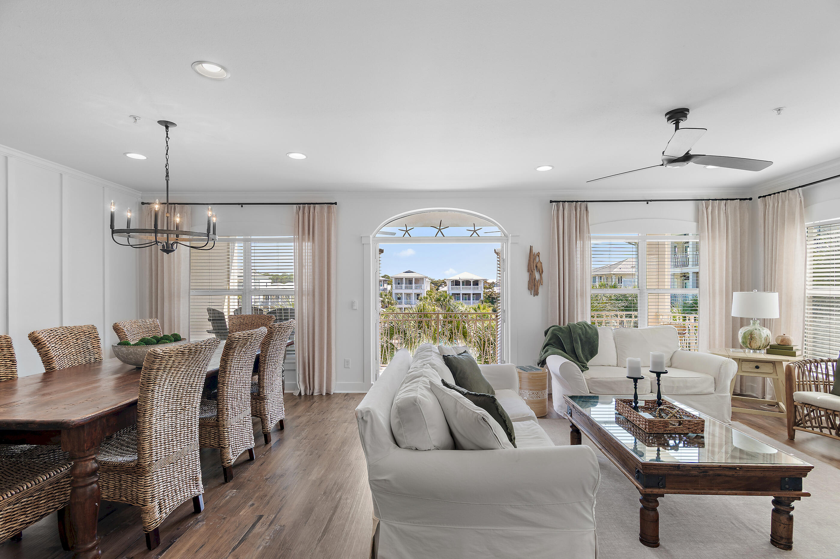 36 Seacrest Beach Boulevard East, Unit A302 Inlet Beach, FL 32461 - Photo 19 of 41 Dining Living Balcony View