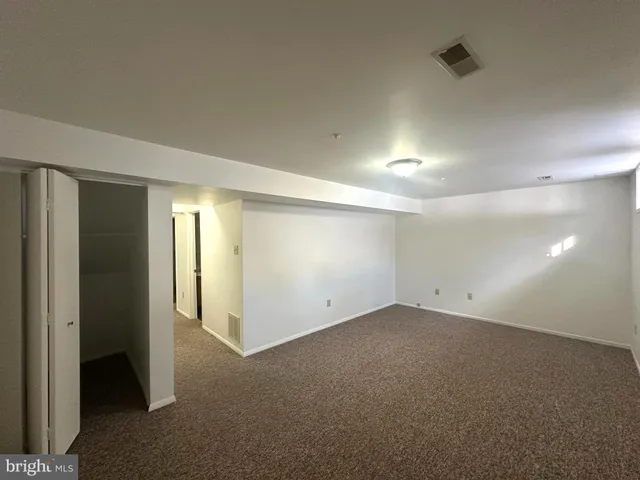 a view of an empty room
