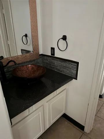 a close view of roof deck