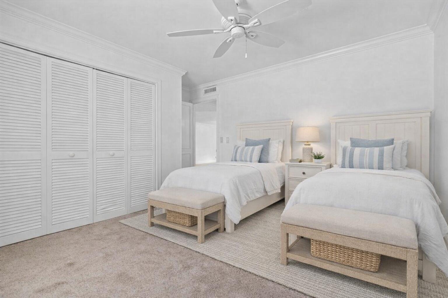 1811 Southwest Palm City Road Stuart, FL 34994 - Photo 21 of 27 Virtually Staged Bedroom #2