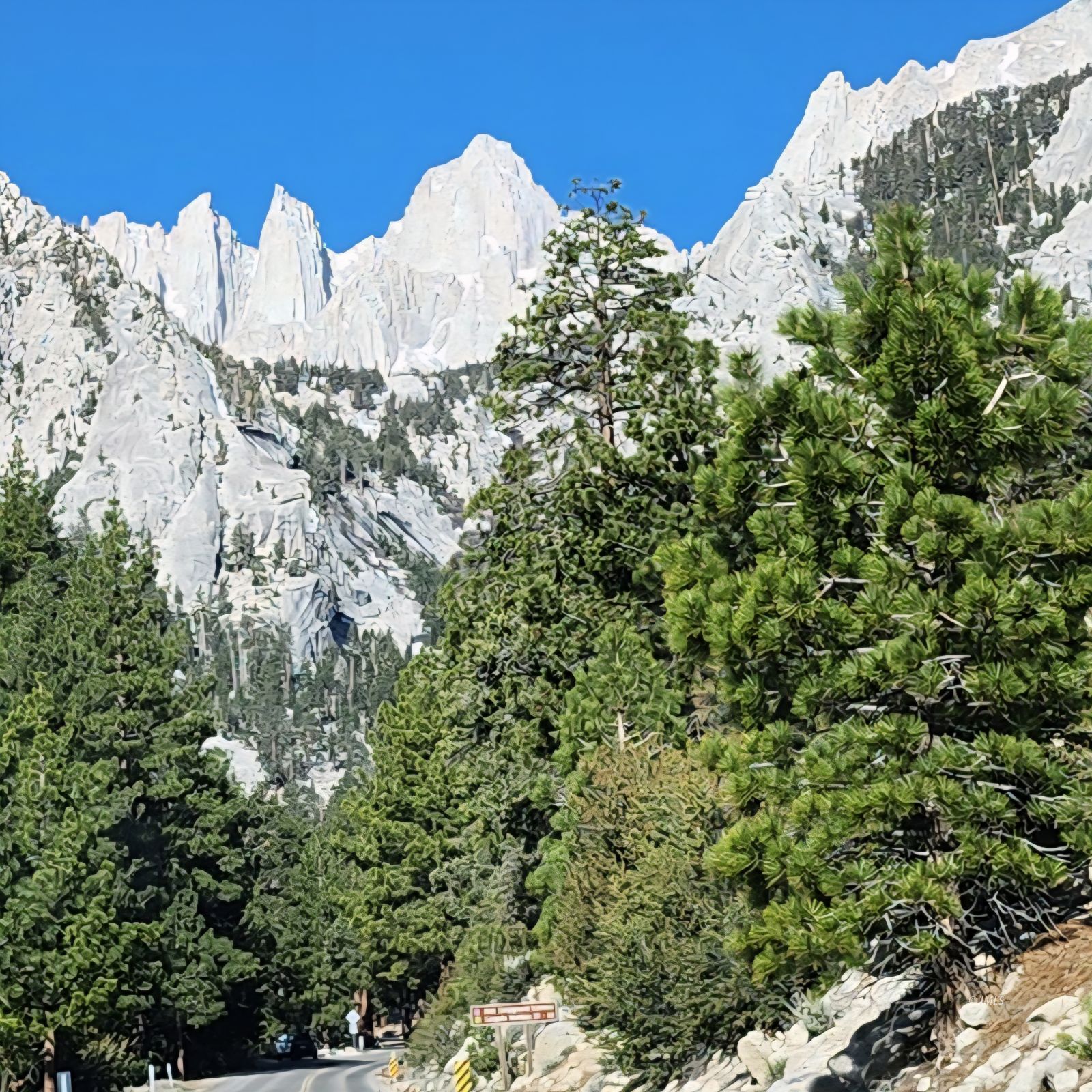 22 Whitney Portal Road Lone Pine, CA 93545 - Photo 4 of 32 Just before turnoff to cabin