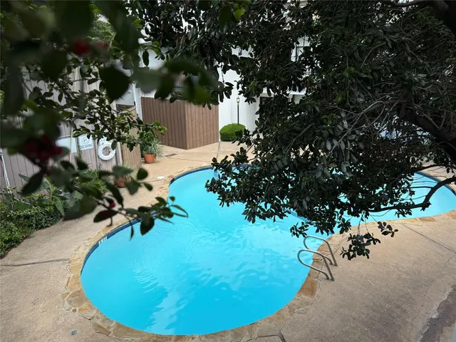a view of a swimming pool