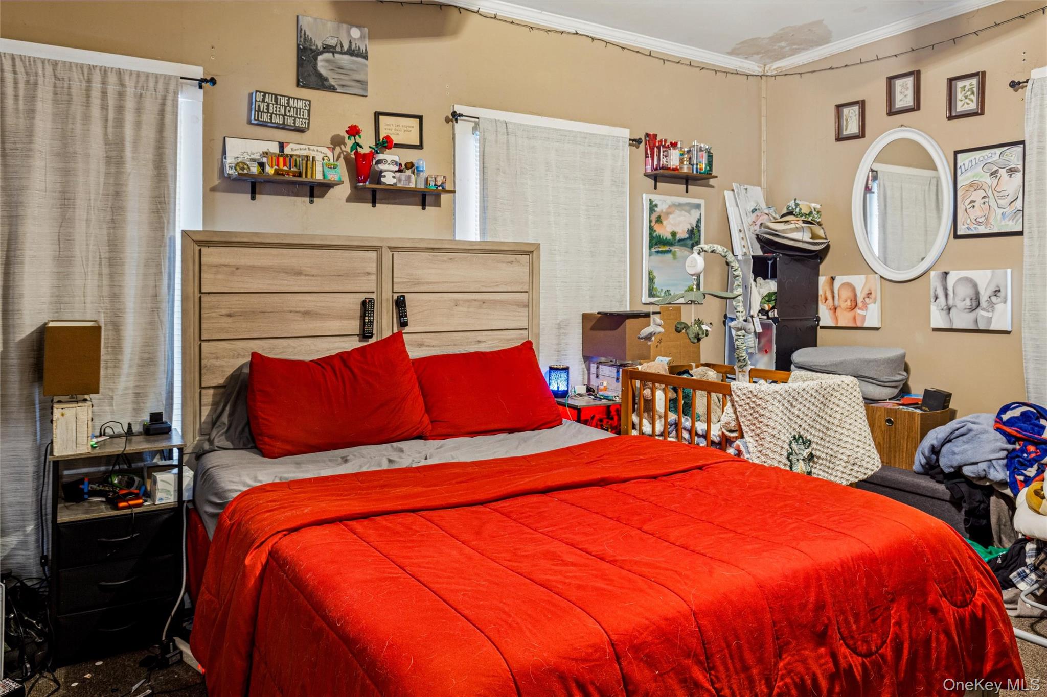 250 Main Road Riverhead, NY 11901 - Photo 7 of 31 a bedroom with bed and a closet