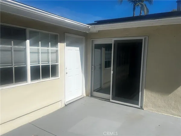 a view of front door