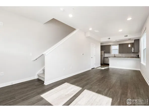 a view interior of the house and kitchen view