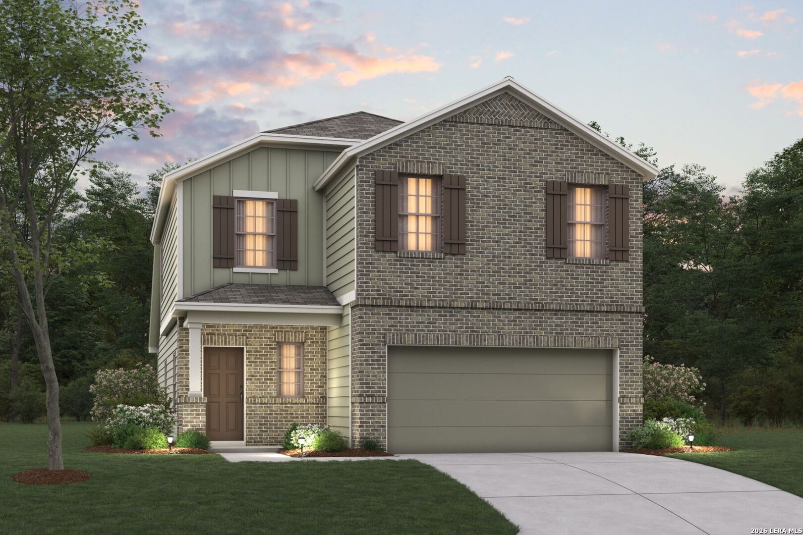 10403 Hotspur Road Converse, TX 78109 - Photo 1 of 28 a front view of a house with a yard and garage