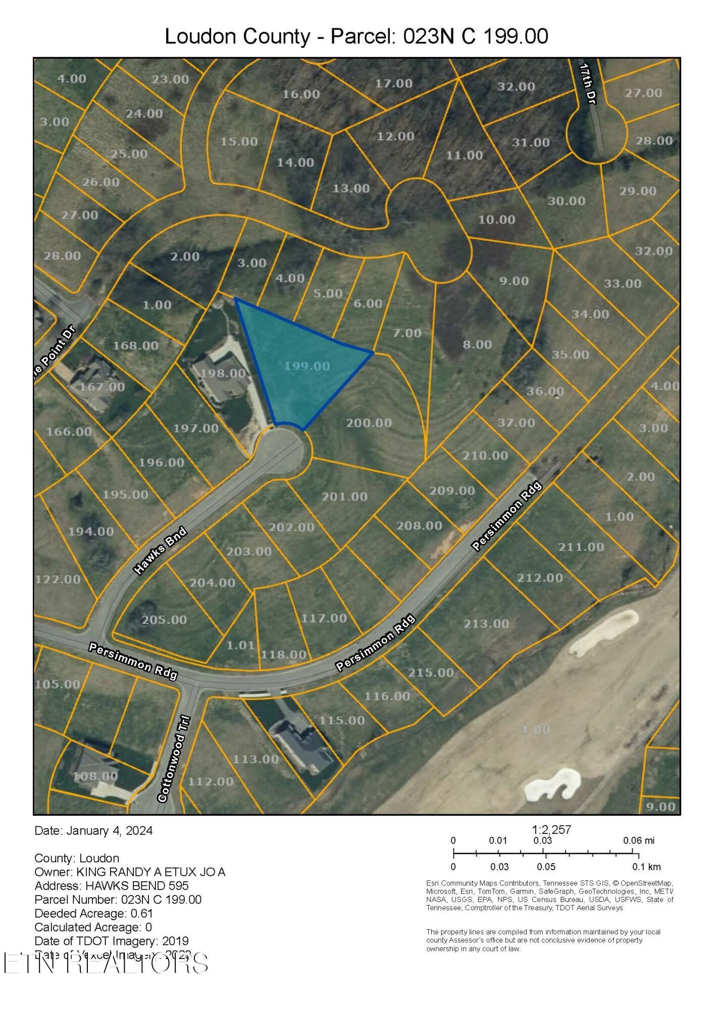 595 Hawks Bend plot map