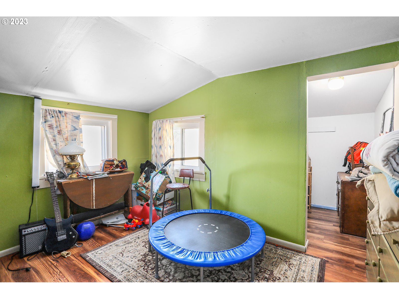 695 Main Street Dufur, OR 97021 - Photo 19 of 42 a living room with furniture and a wooden floor