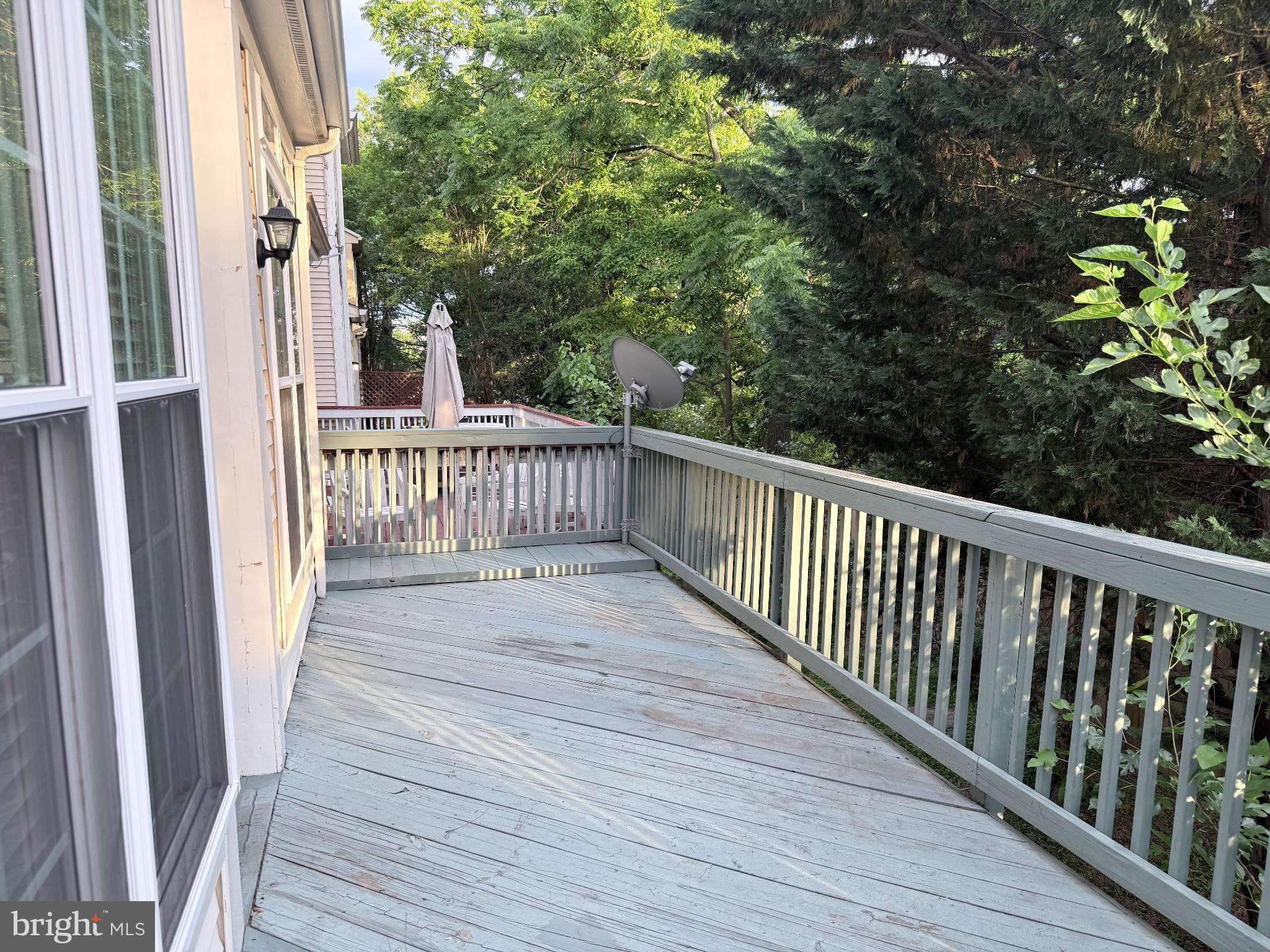 5936 Halpine Road Rockville, MD 20851 - Photo 17 of 44 Serene deck embraced by nature.