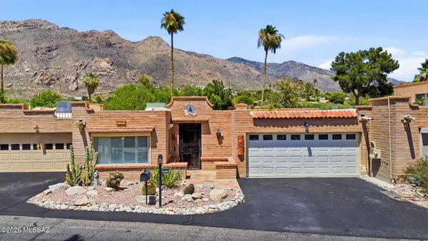 a view of a house with a patio