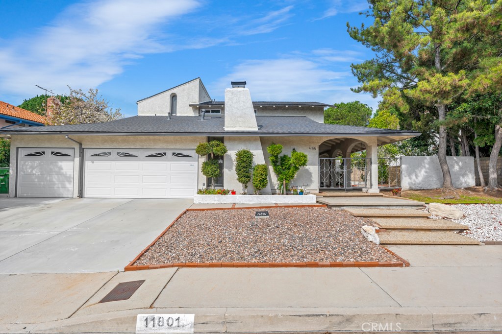 front view of a house with a porch