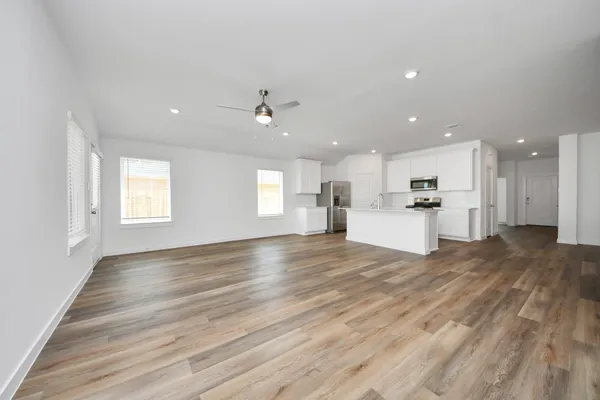 a view of an empty room