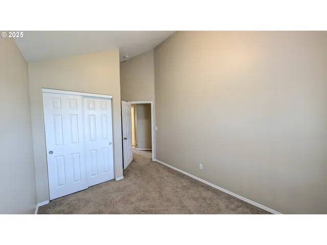 a open area with a sink