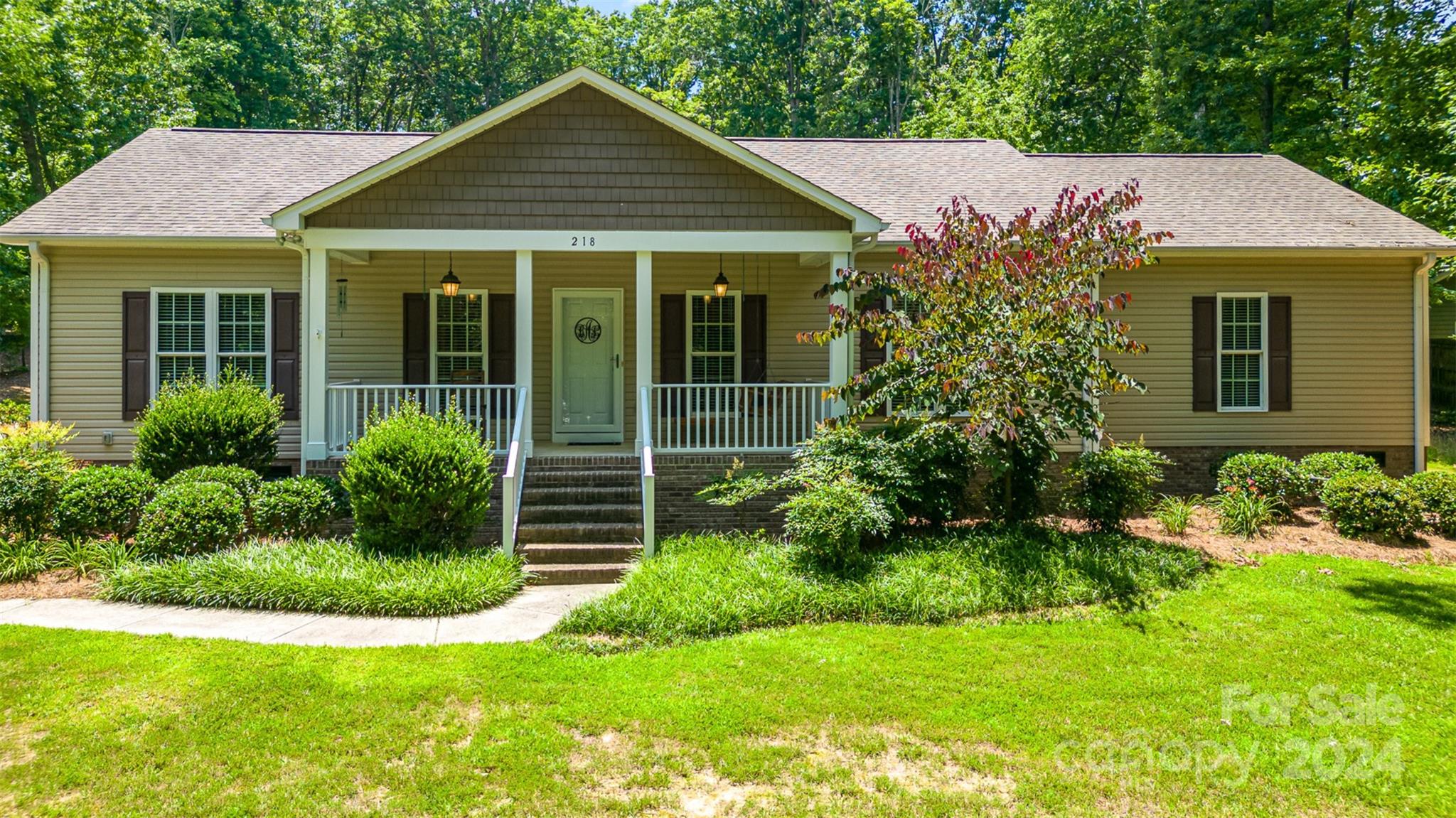 218 Old Hickory Road Locust, NC 28097 - Photo 38 of 38 a view of a house with garden and yard