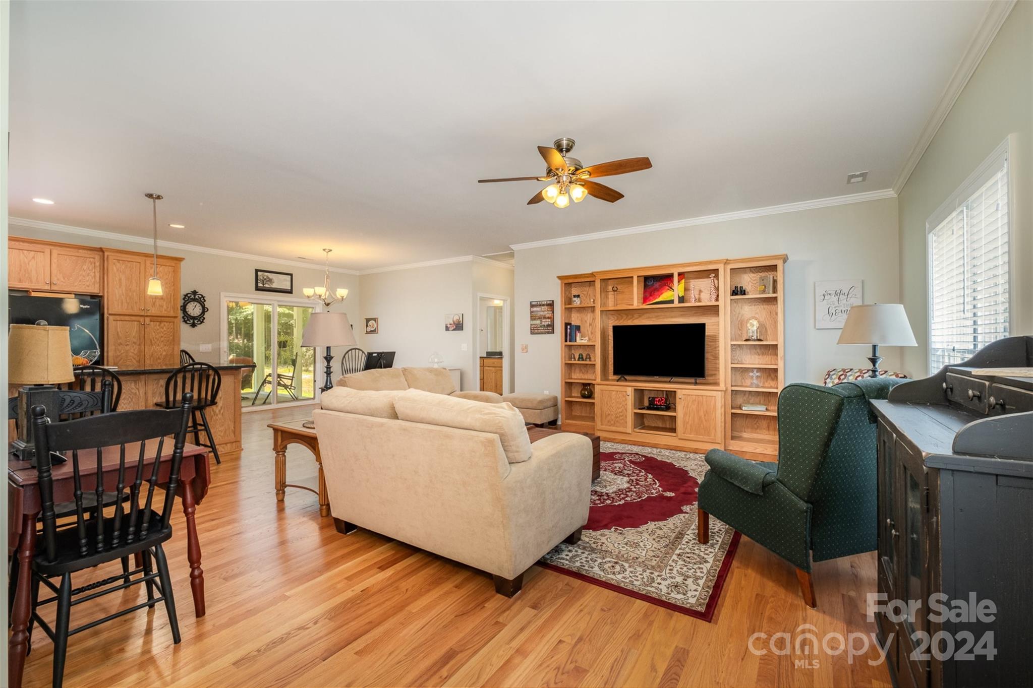 218 Old Hickory Road Locust, NC 28097 - Photo 7 of 38 a living room with furniture and a flat screen tv