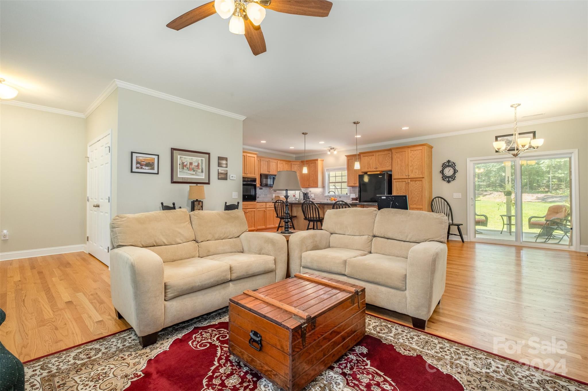 218 Old Hickory Road Locust, NC 28097 - Photo 10 of 38 a living room with furniture and a large window