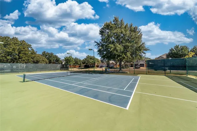 a view of a tennis court