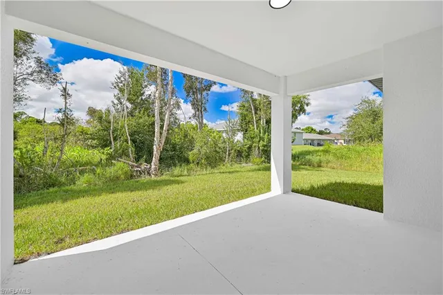 a view of outdoor space and yard