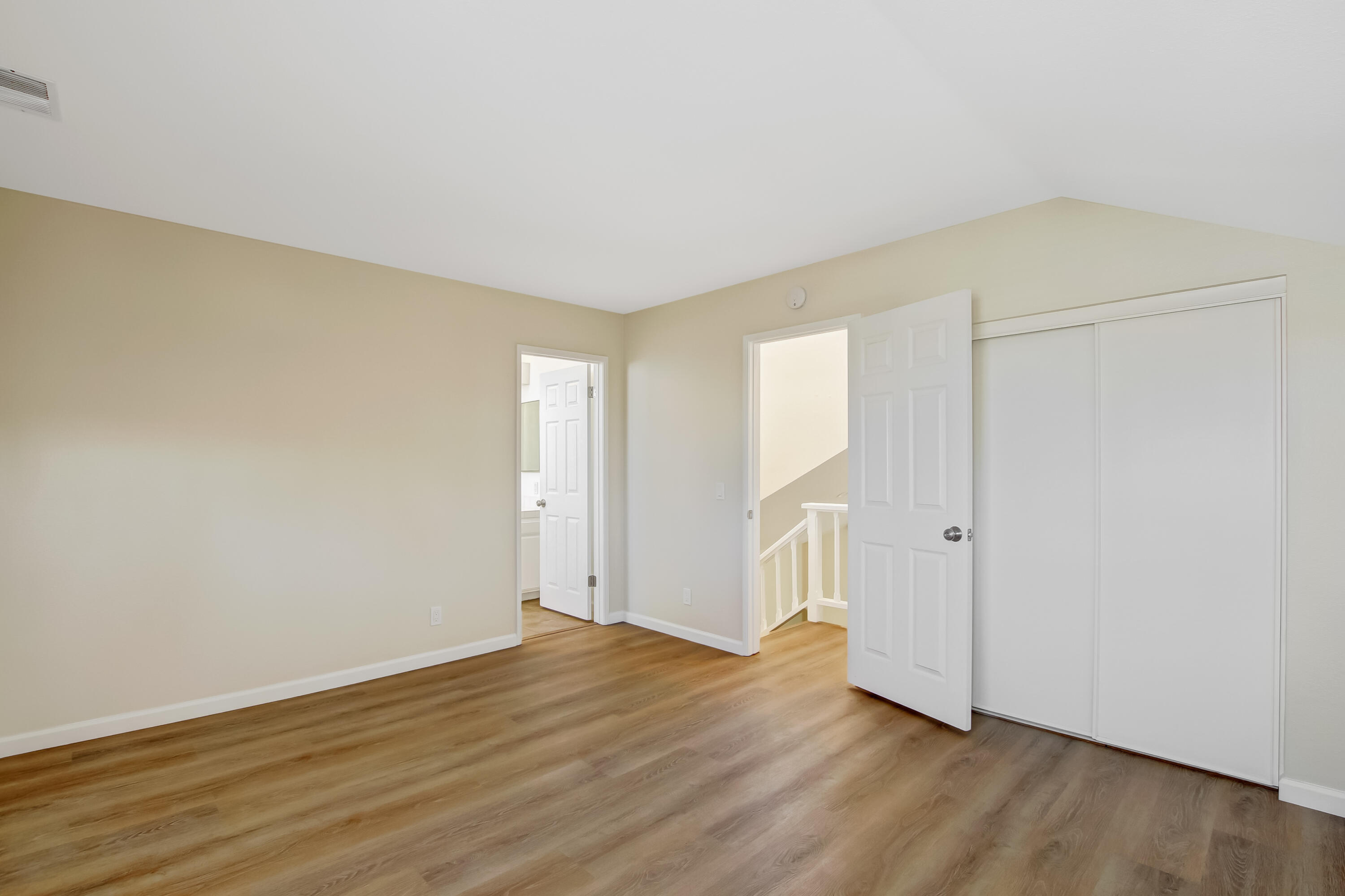 1541 Meadow Circle Carpinteria, CA 93013 - Photo 29 of 36 a view of an empty room with wooden floor and closet